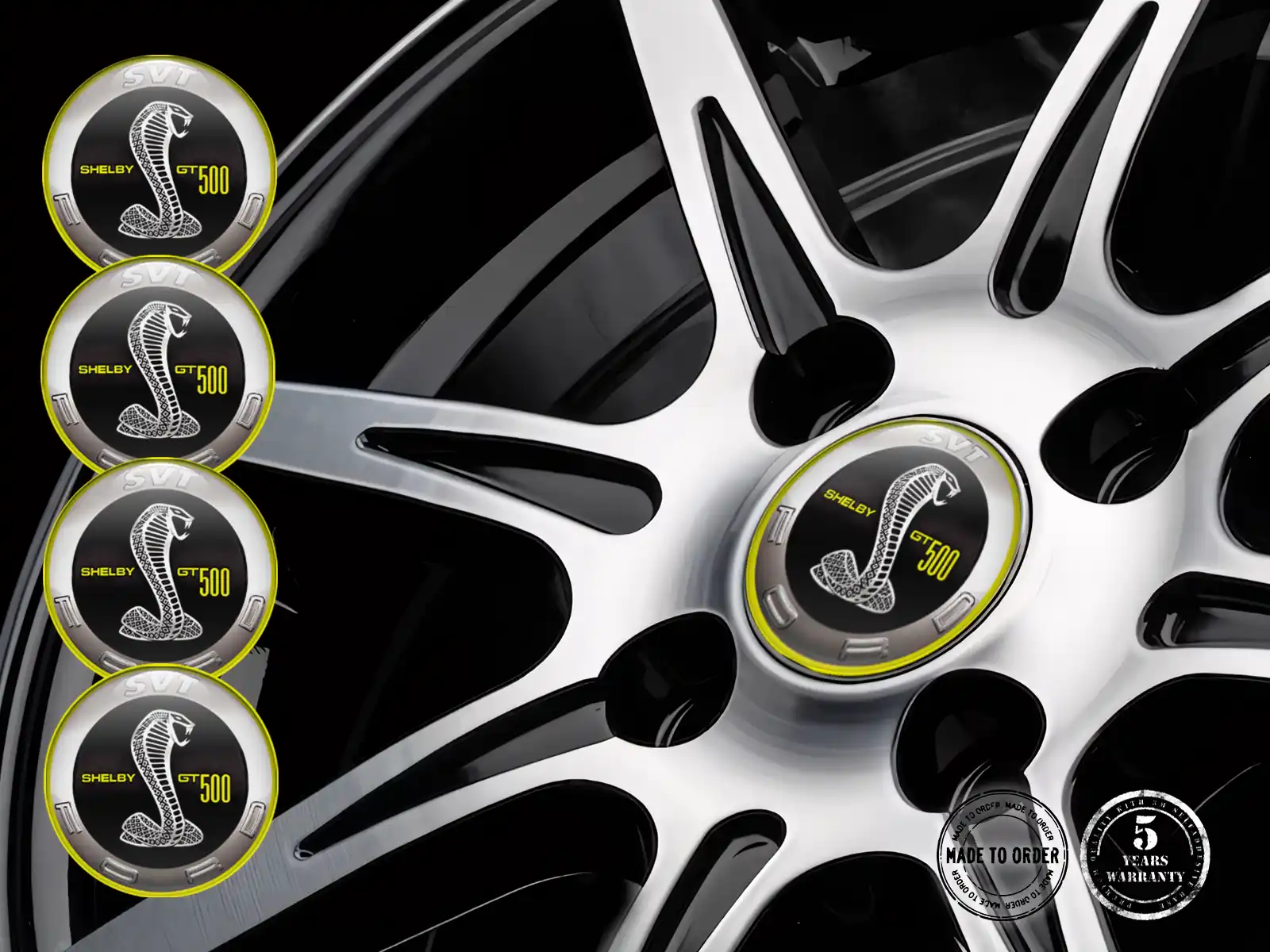 Shelby Raddekoration Stil Silikon-Badge-Upgrade